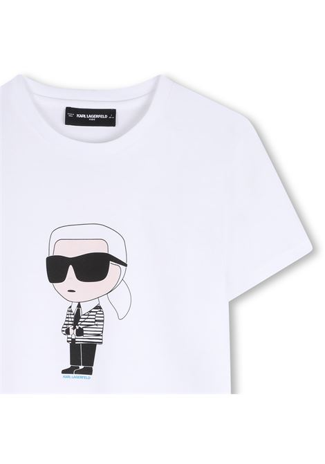T-shirt con logo KARL LAGERFELD KIDS | Z3109610P